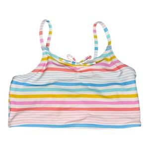 Crewcuts Striped Swim Top UPF 50+‎ Colorful Beach Pool Summer Fun Size 12